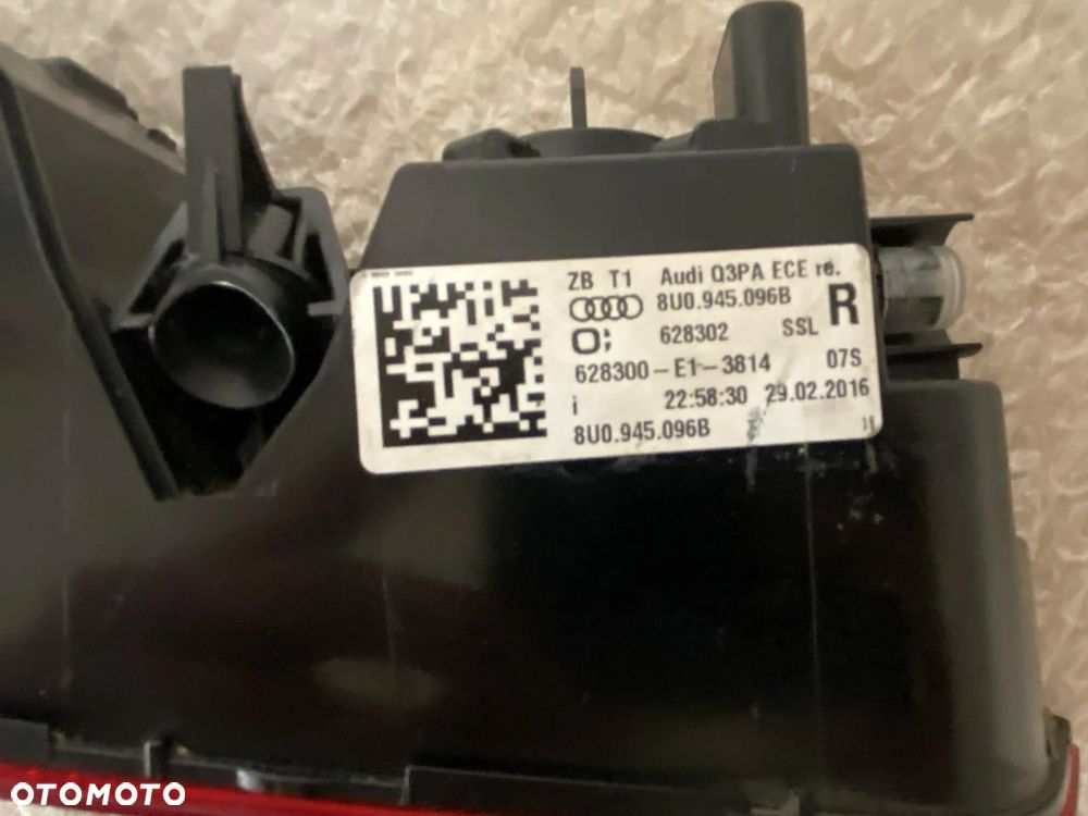 Audi Q3 lift 8U0 lampa tylna prawa w zderzak - 4