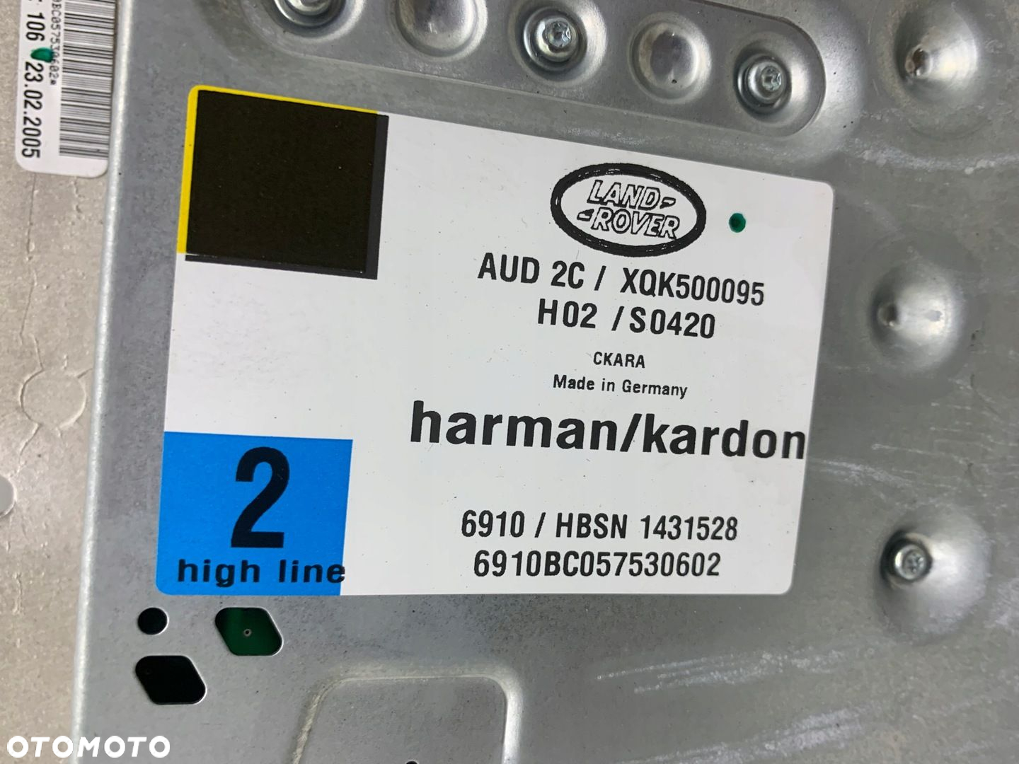 WZMACNIACZ HARMAN / KARDON XQK500095 RANGE ROVER SPORT I L320 05-13 - 4