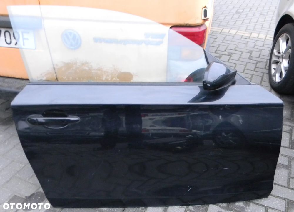 drzwi prawe BMW E82 E88 E81 COUPE CABRIO zamek podnośnik lusterko schwarzmetalic