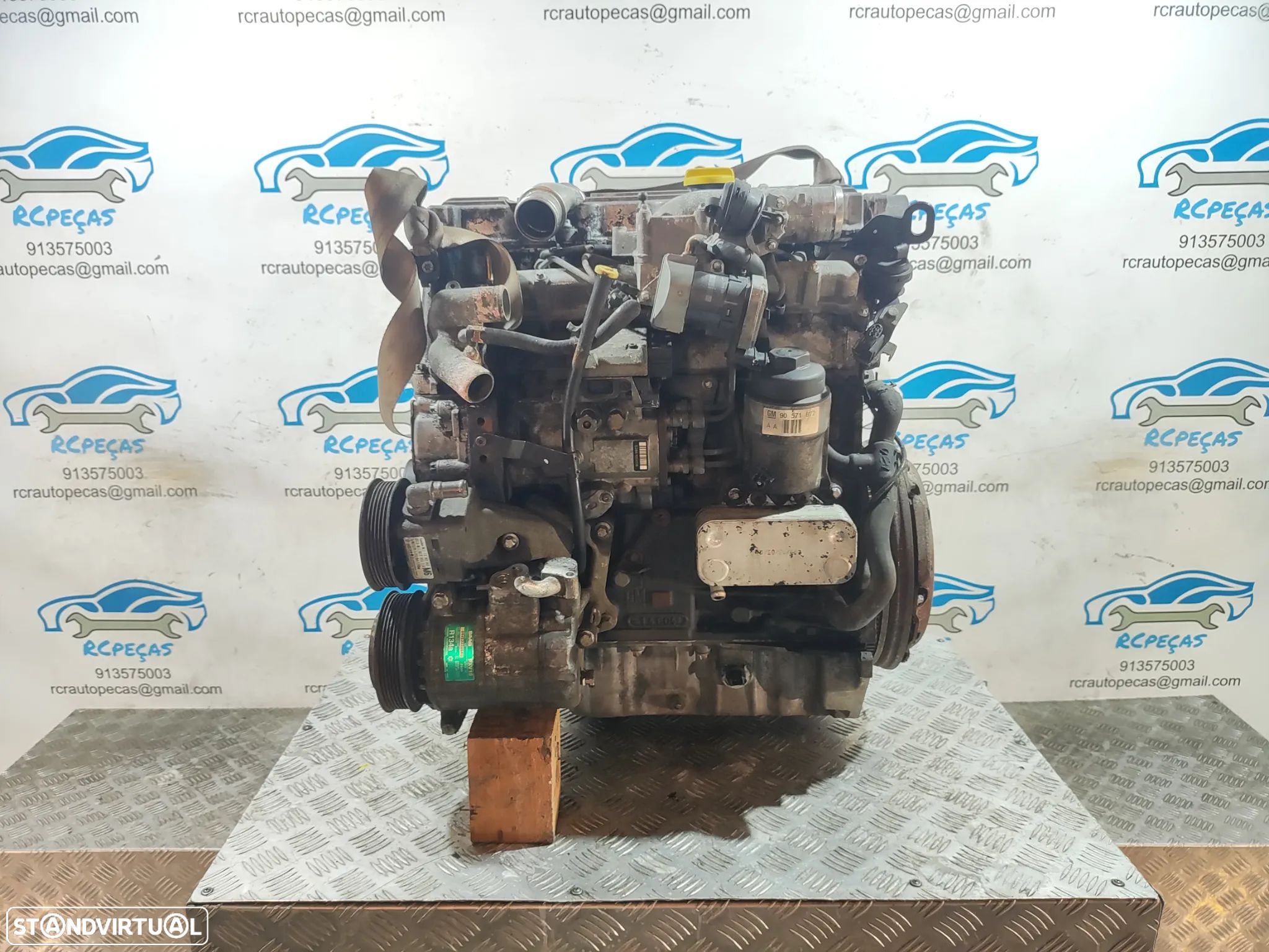 Motor Completo SAAB 2.2 DTI OPEL 2.2 CDTI 125cv 16v D223L Y22DTR Injeção Bosch - 1
