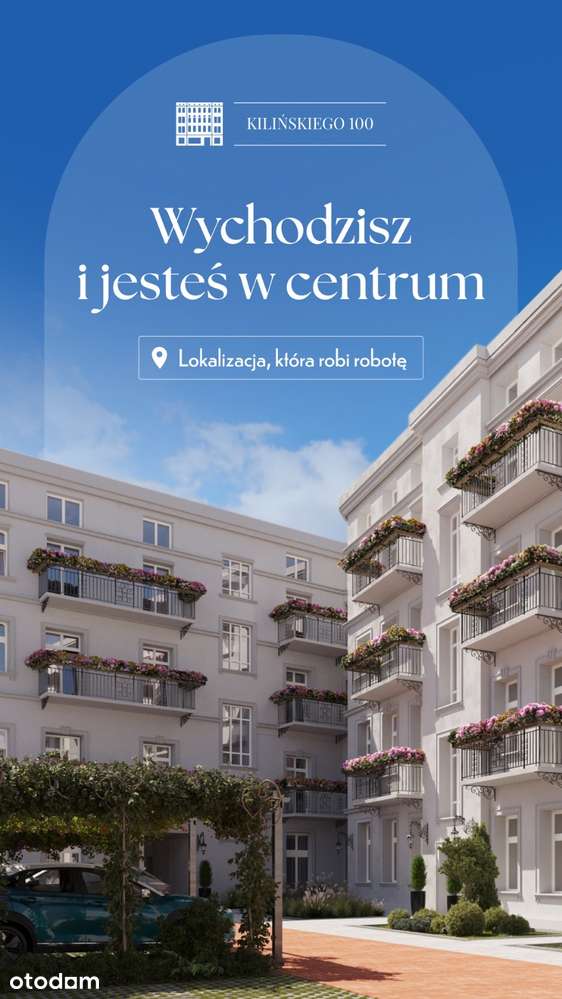 Słoneczne mieszkanie, kamienica przy parku, architektura z historią