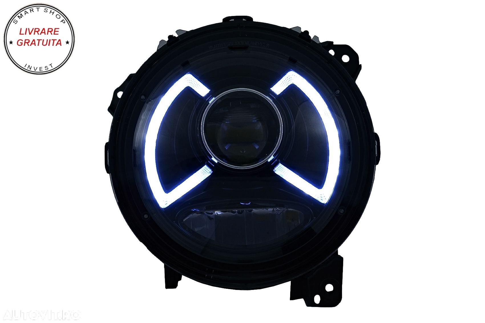 Faruri LED compatibile cu Jeep Wrangler IV JL/JLU (2018-up)- livrare gratuita - 5