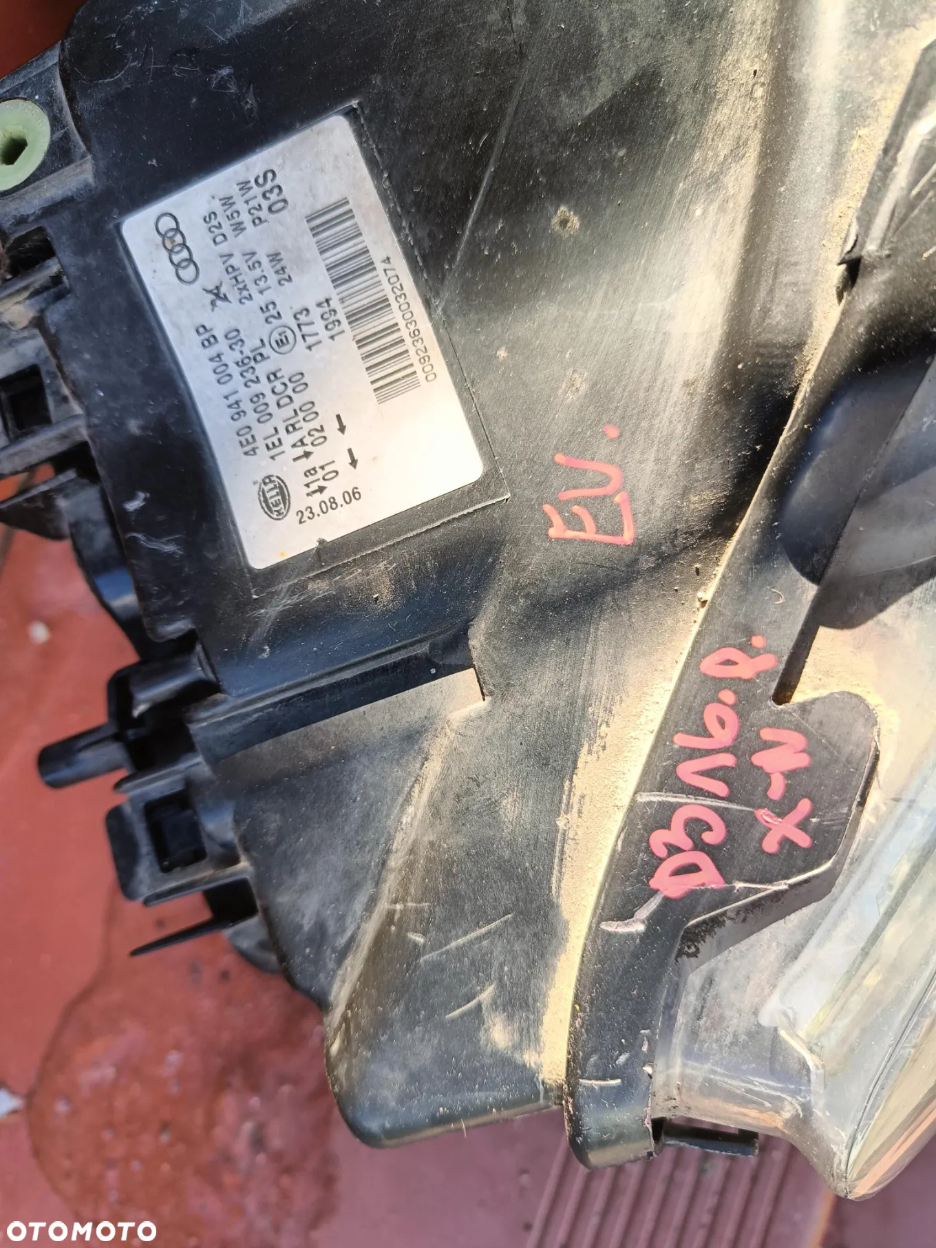 AUDI A8 D3 LIFT LAMPA PRZEDNIA PRZÓD XENON NIE SKRĘTNY EUROPA LEWA PRAWA - 11