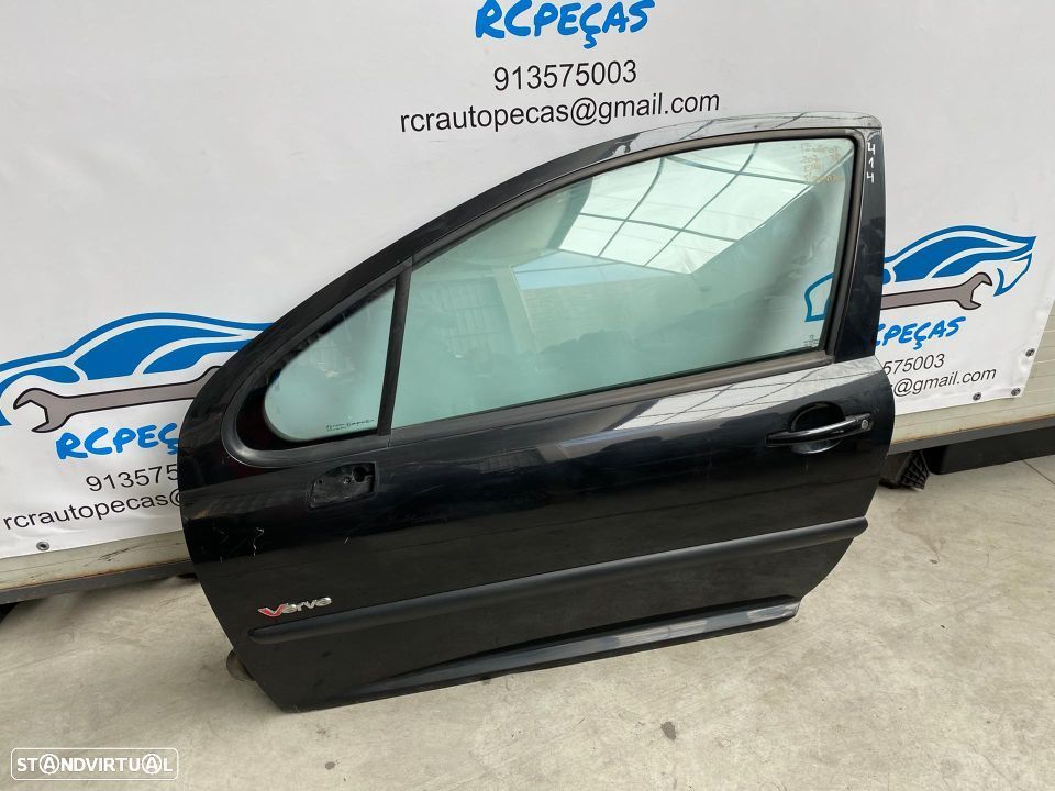 PORTA PORTAS FRENTE FRONTAL ESQUERDA PEUGEOT 207 WM 3 PORTAS 9002AN FECHO ELEVADOR MOTOR PUXADOR VIDRO RETROVISOR RETROVISORES - 4