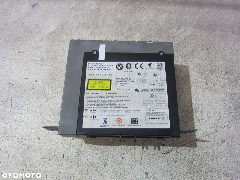 BMW X3 G01 G02 RADIO NAWIGACJA CZYTNIK NBT EVO 8718156 65129877385 9877385 - 2