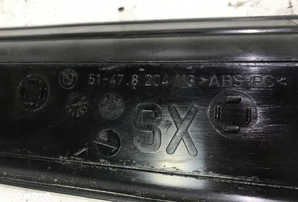 BMW E46 COUPE CABRIO LISTWY NAKŁADKI PROGOWE KOMPLET 8204113 - 13