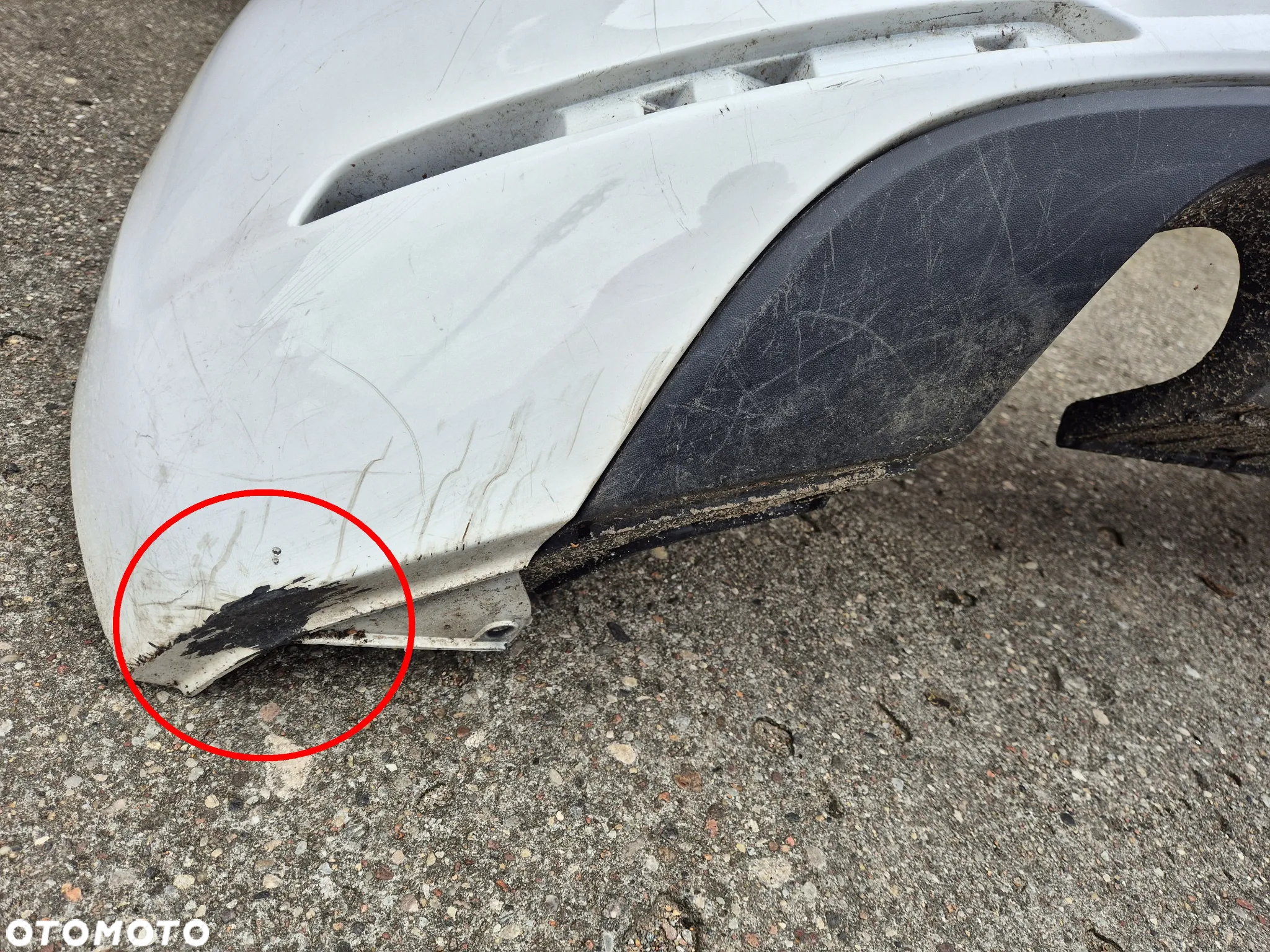 VW Beetle 11- zderzak tylny ślizg wzmocnienie spoiler 5C5 garbus - 3