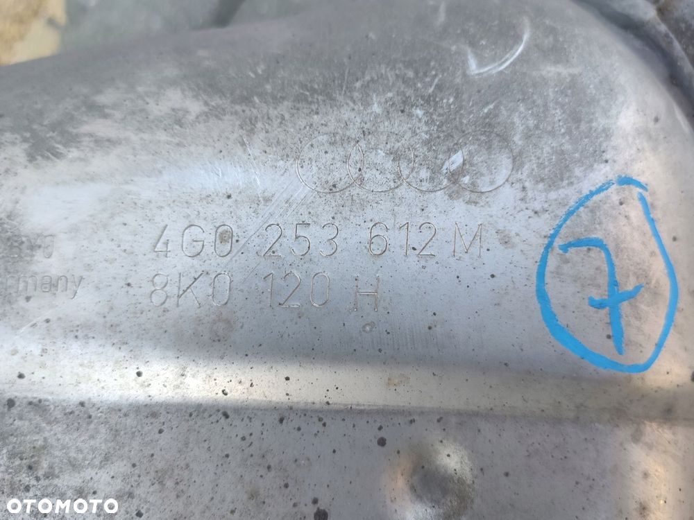 audi a6 c7 lift tłumik końcowy wydech 4g0253612m - 4