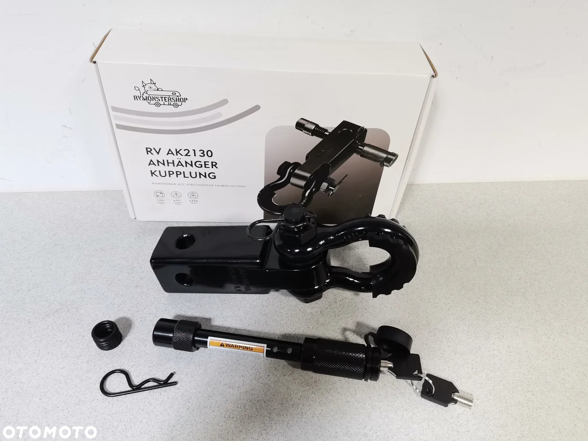 Hak Holowniczy  Kula Zaczep Ucho Szekla  ADAPTER USA 50x50 JEEP - 2