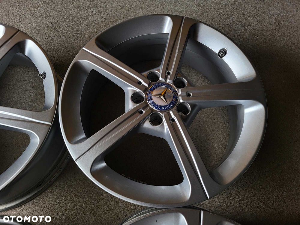 [761] Felgi aluminiowe Oryginał MERCEDES 17 Cali 5x112 ET44 +Czujniki - 4