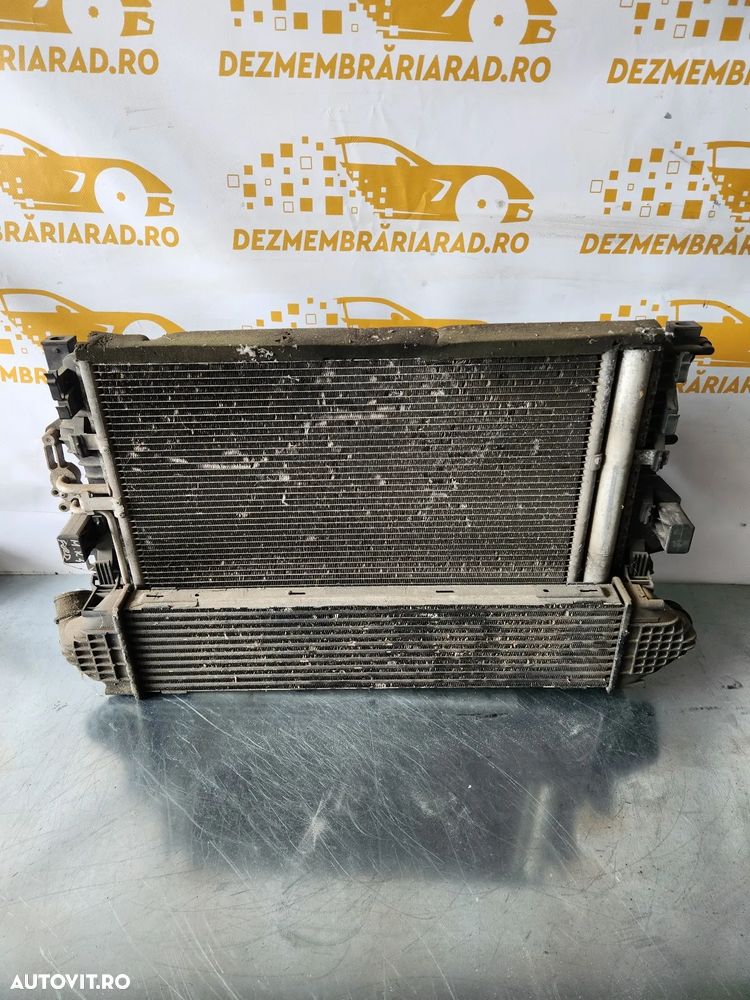 Grup Radiatoare Radiator Apa Clima Intercooler Termocupla Electroventilator Ford Mondeo Mk4 1.8 Tdc - 1