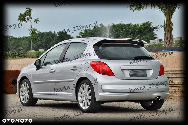 PEUGEOT 207 SPOILER LOTKA SPOJLER NA KLAPĘ PODKŁAD - 12