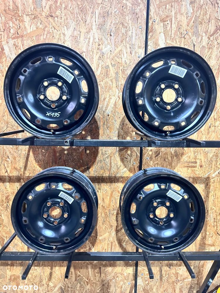 4 FELGI STAL. VW POLO , FOX , SKODA FABIA , SEAT IBIZA 14'' 5J ET35 - 1