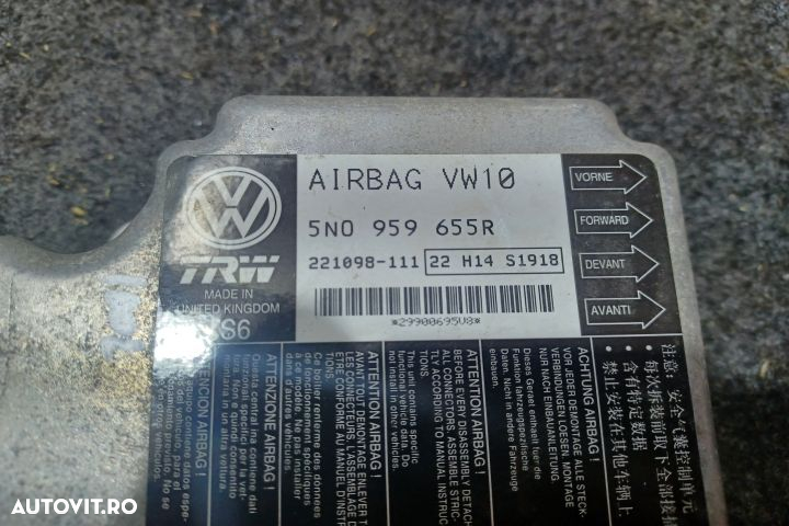 Calculator airbag 5N0959655R Volkswagen VW Passat CC 1 [2008 - 2012] - 4