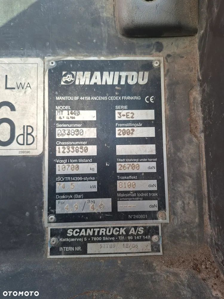 Manitou MT 1440   3-E2 - 9