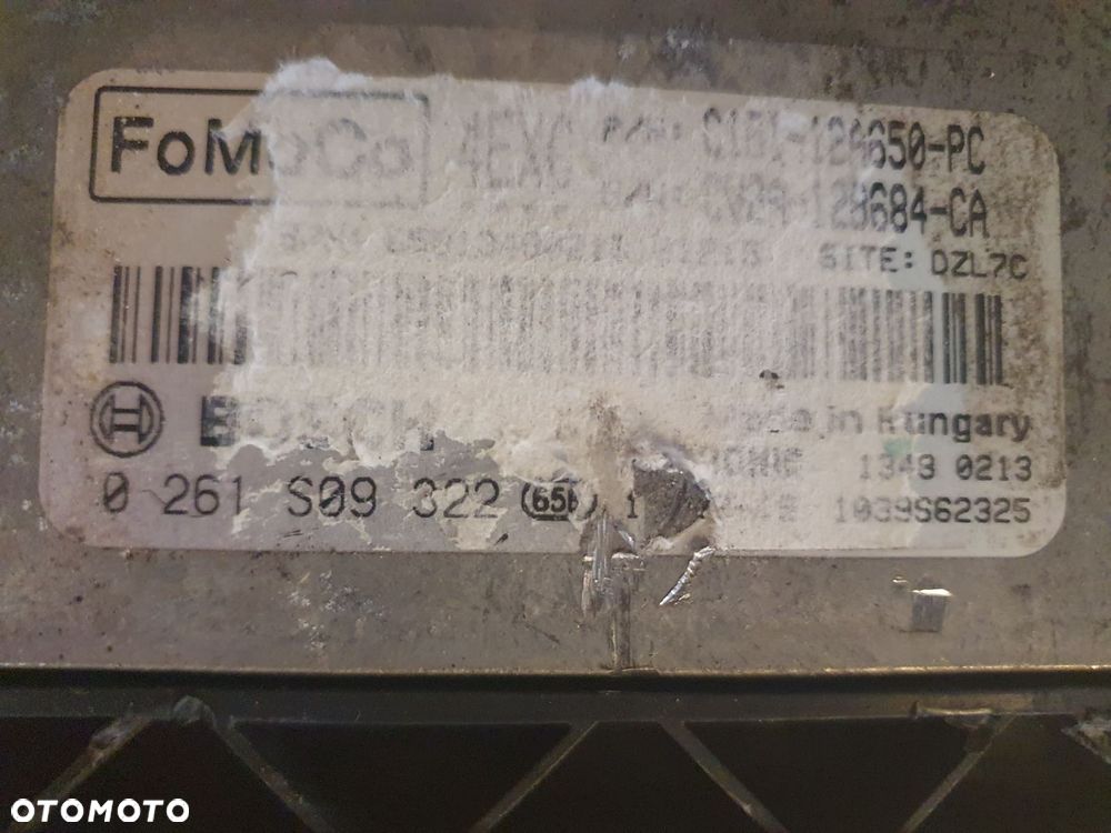 KOMPUTER STEROWNIK SILNIKA FORD FIESTA 1.0 ECOBOOST 0261S09322 - 2