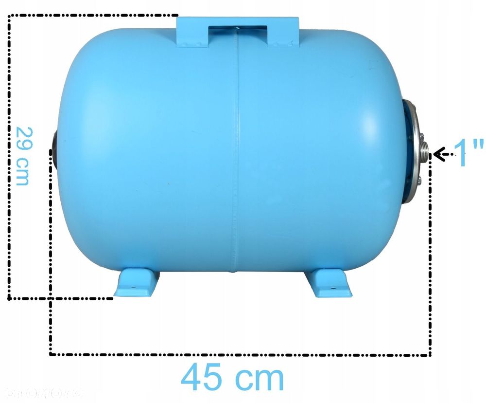 HYDROFOR ZBIORNIK PRZEPONOWY HYDROFOROWY 24L DO POMPY WODY STAL WĘGLOWA - 10