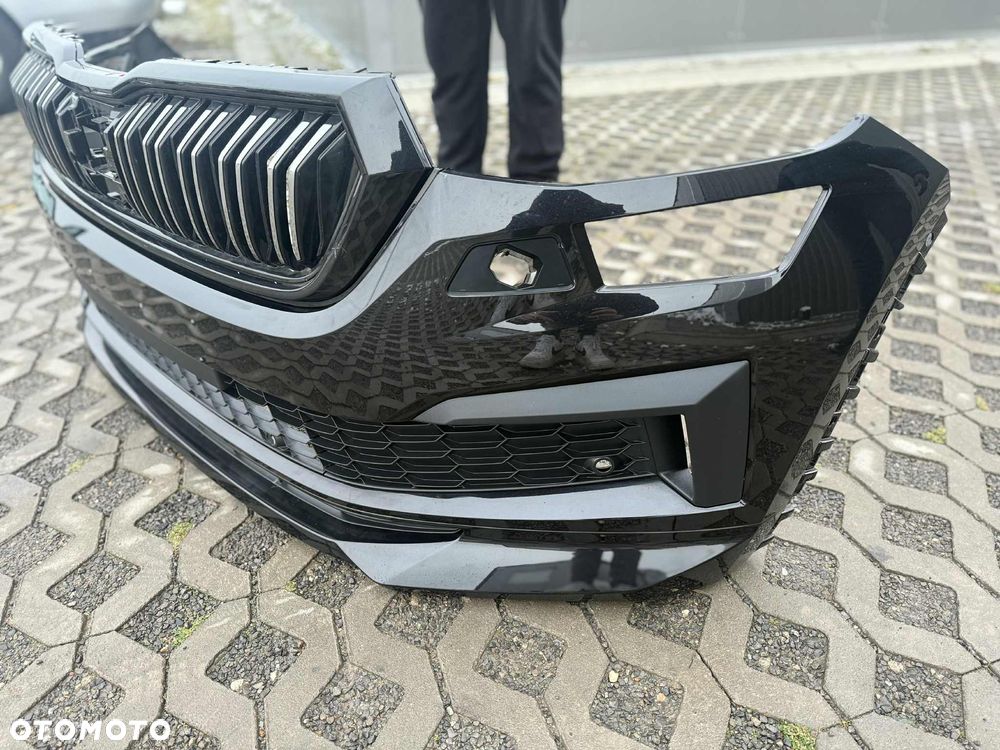 Skoda Kodiaq I Lift Sportline Zderzak Przód Przedni Kompletny 4xPDC Radar Spryskiwacze LF9R 21-24 - 12