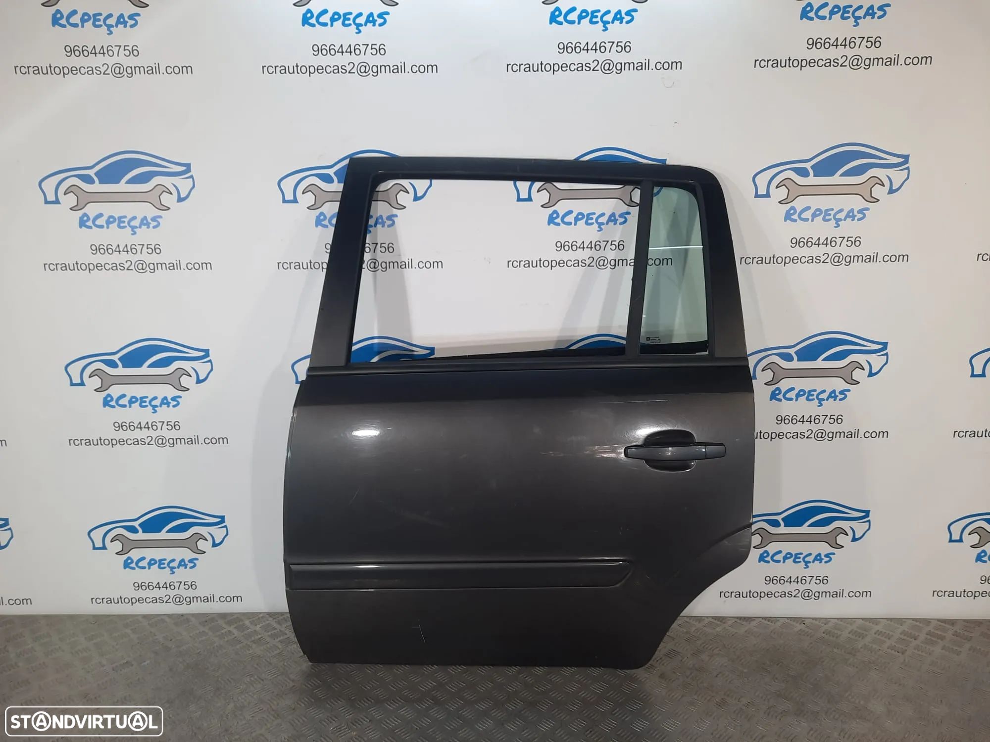PORTA PORTAS TRASEIRA TRÁS ESQUERDA OPEL ZAFIRA B MOTOR PUXADOR VIDRO - 1