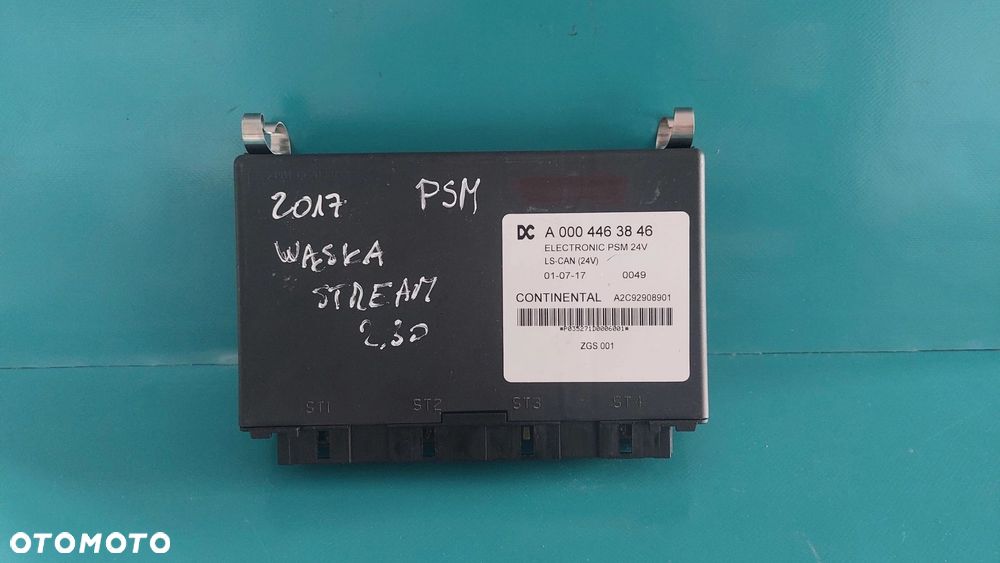 MERCEDES ACTROS MP4 STEROWNIK KASETA PSM A0004463846 - 1