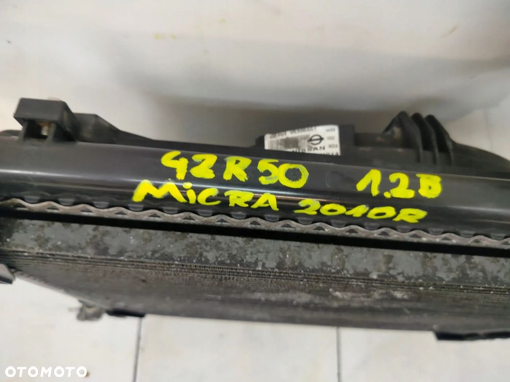 NISSAN MICRA K13 - KOMPLET CHŁODNIC WENTYLATOR 1.2 BENZYNA - 6
