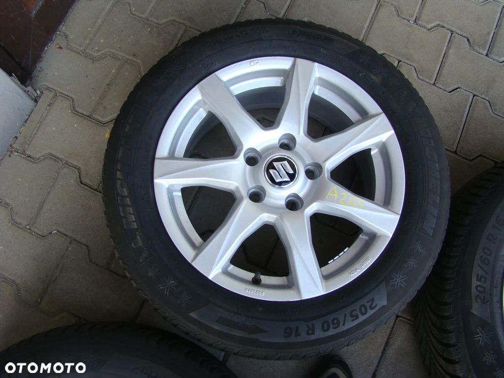 a200 5x114,3 Suzuki Sx4 S-Cross Fiat Sedici 7Jx16 Opony Zima 205/60 R16 - 4