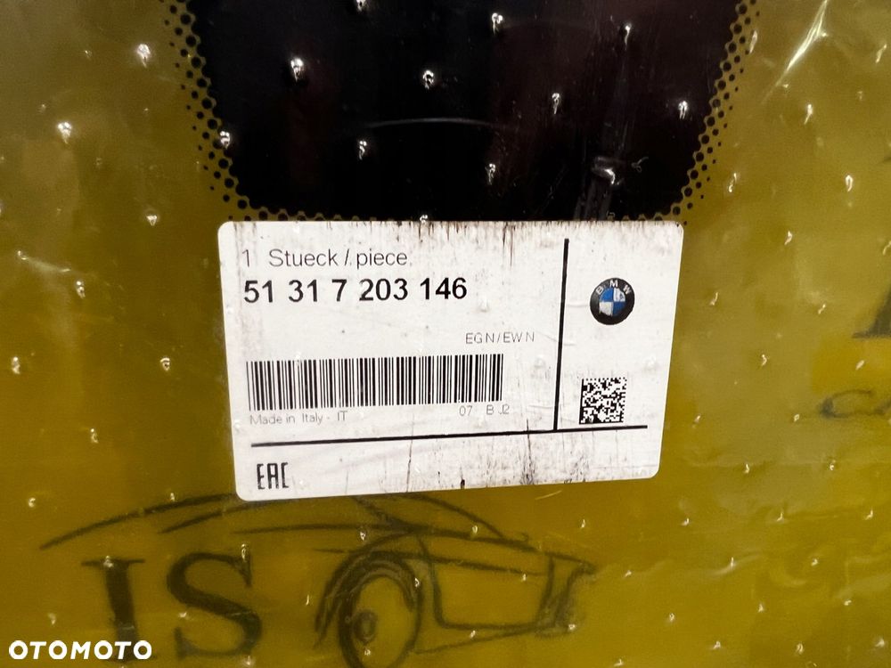 SZYBA PRZÓD PRZEDNIA CZOŁOWA ZIELONA Z KLINEM SZARYM BMW 5 F10 F11 NOWA OEM - 5