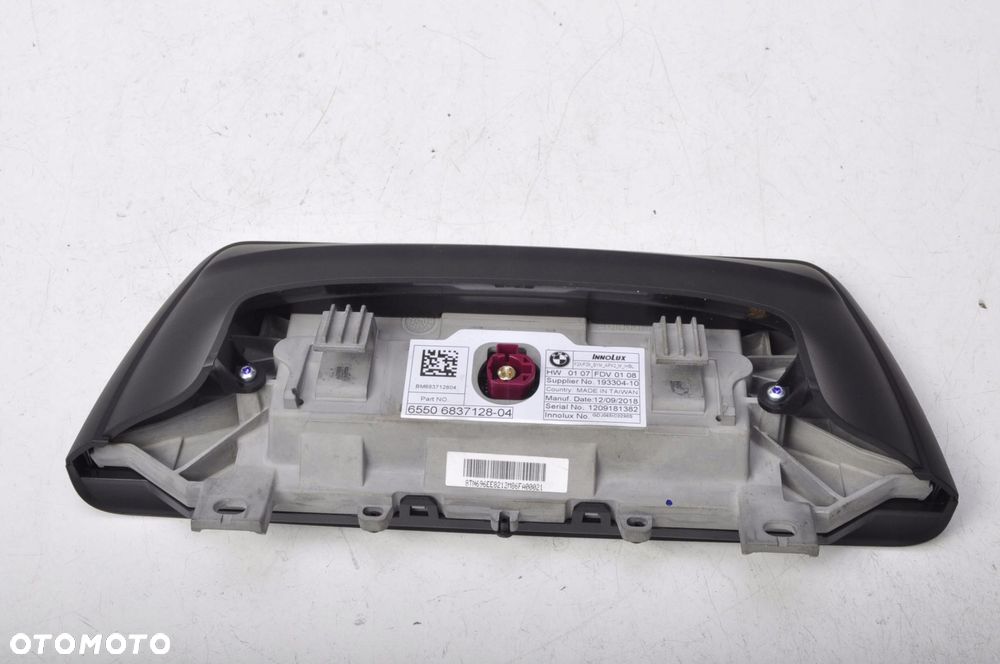 BMW F21 WYŚWIETLACZ RADIA NAWIGACJI 6837128 - 7