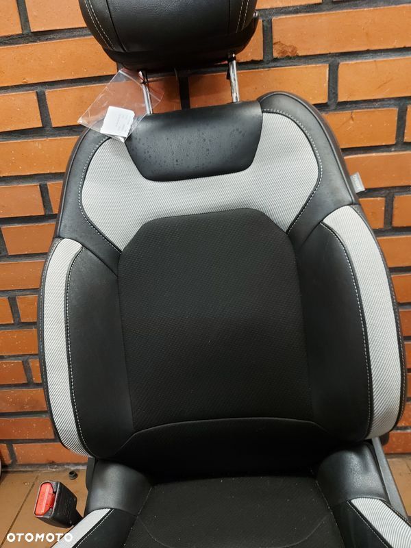 citroen ds4 i 1 fotel kierowcy lewy przód przedni półskóra - 5