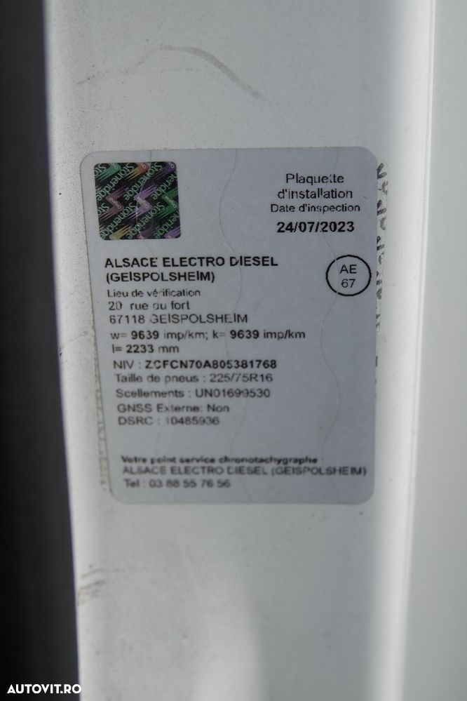 Iveco DAILY 72-NP / CONTAINER 6,2 m / HI-MATIC / ELEVATOR 1.000 KG / RULOU / GVWR 7.200 KG / IMPORTAT - 38