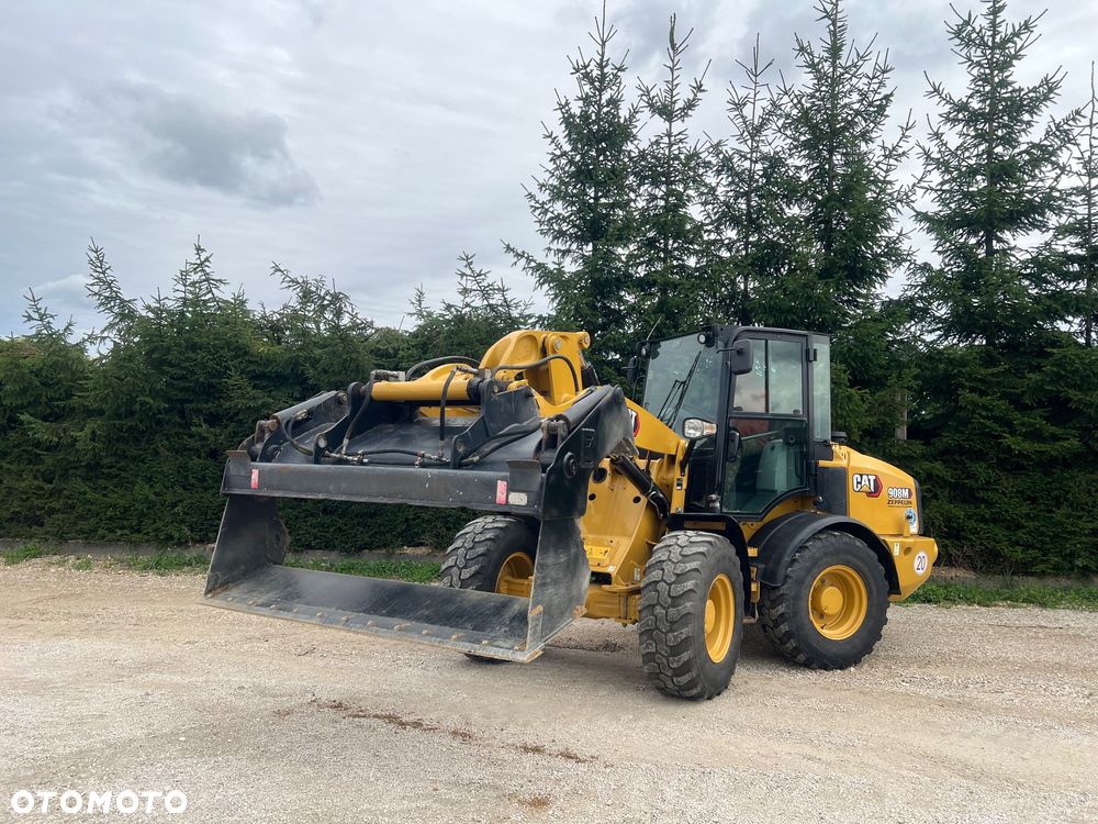 Caterpillar ŁADOWARKA CAT 908M 21r łyżka szczęka widły krokodyl 906 907 H przegubowa łamana Catepillar - 17