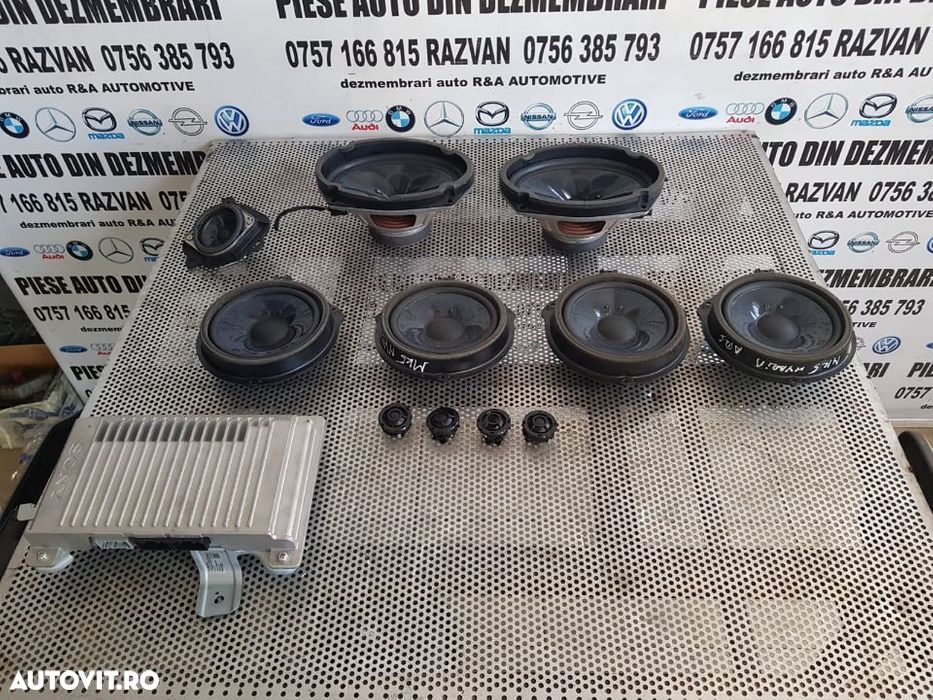 Kit Sistem Audio Boxe Statie Amplificator Complet Sony Ford Mondeo Mk5 Fusion An 2014-2021 - 2