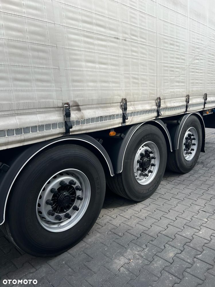 Fruehauf 2016 firanka plandeka mocna podłoga deska szyna bogato wyposażona wron-pol - 9