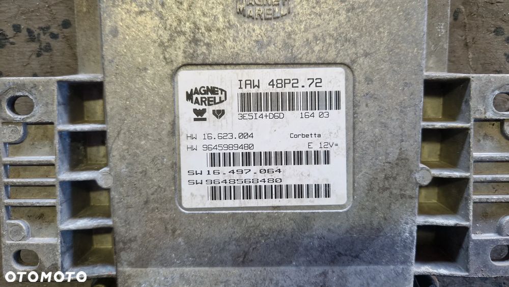 CITROEN C3 1.1 STEROWNIK SILNIKA 9645989480 - 2