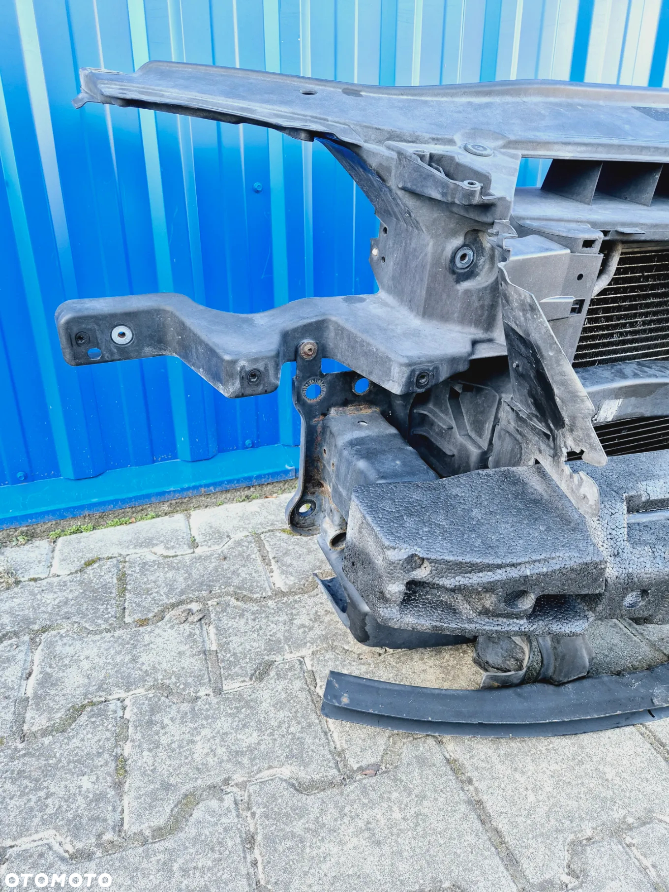 KOMPLETNY PAS PRZEDNI CHŁODNICE + BELKA ZDERZAKA + WENTYLATORY VW PASSAT B6 2.0 TDI - 11
