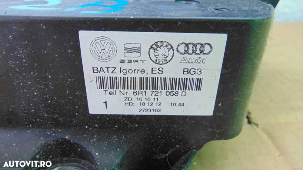 Pedala frana Skoda Rapid,VW Polo 6R an 2009-2015 cod 6R 1721058D - 3