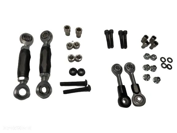 CAN-AM MAVERICK X3 ZESTAW ŁĄCZNIKA STABILIZATORA PRZÓD PRZEDNI TYŁ TYLNY HEAVY DUTY UNIBALE TUNINGOWE NOWY KOMPLET - 1