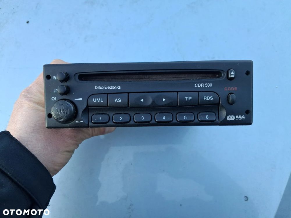 Radio fabryczne oryginalne Opel CDR500 Delco - 1