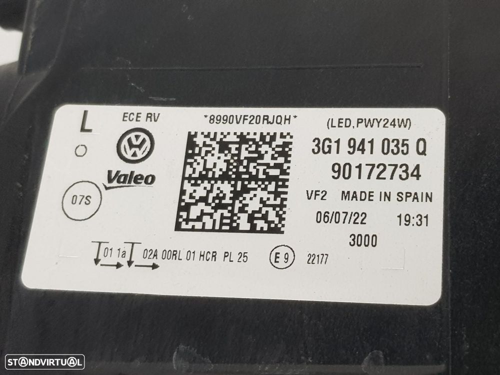 FAROL ESQUERDO VOLKSWAGEN PASSAT VARIANT CB5 - 6