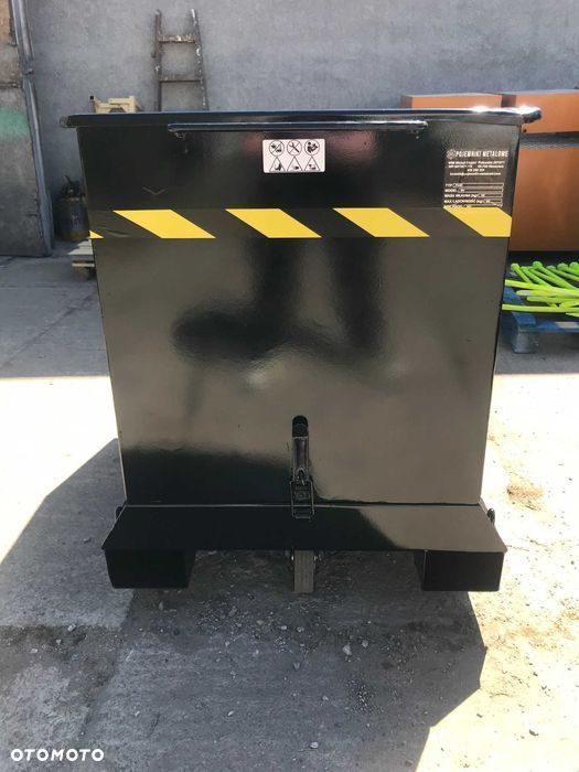 Sprytny Pojemnik Samowyładowczy Mały PMMC LIGHT 600L Koleba na kołach. - 4