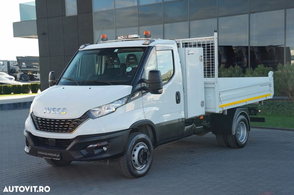 Iveco DAILY 70-180 / BASCULATOR SPATE 2.8 M / MTA: 7.0 T / BLOCARE PUNȚI / DUBLU / HI-MATIC - 12