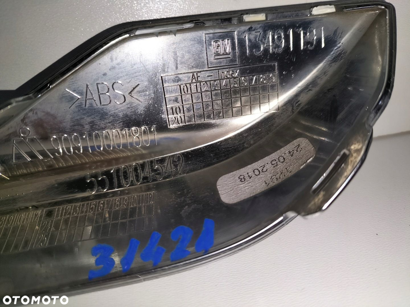 Listwa atrapy przód chrom-satyna prawa OPEL INSIGNIA B 17- - 6