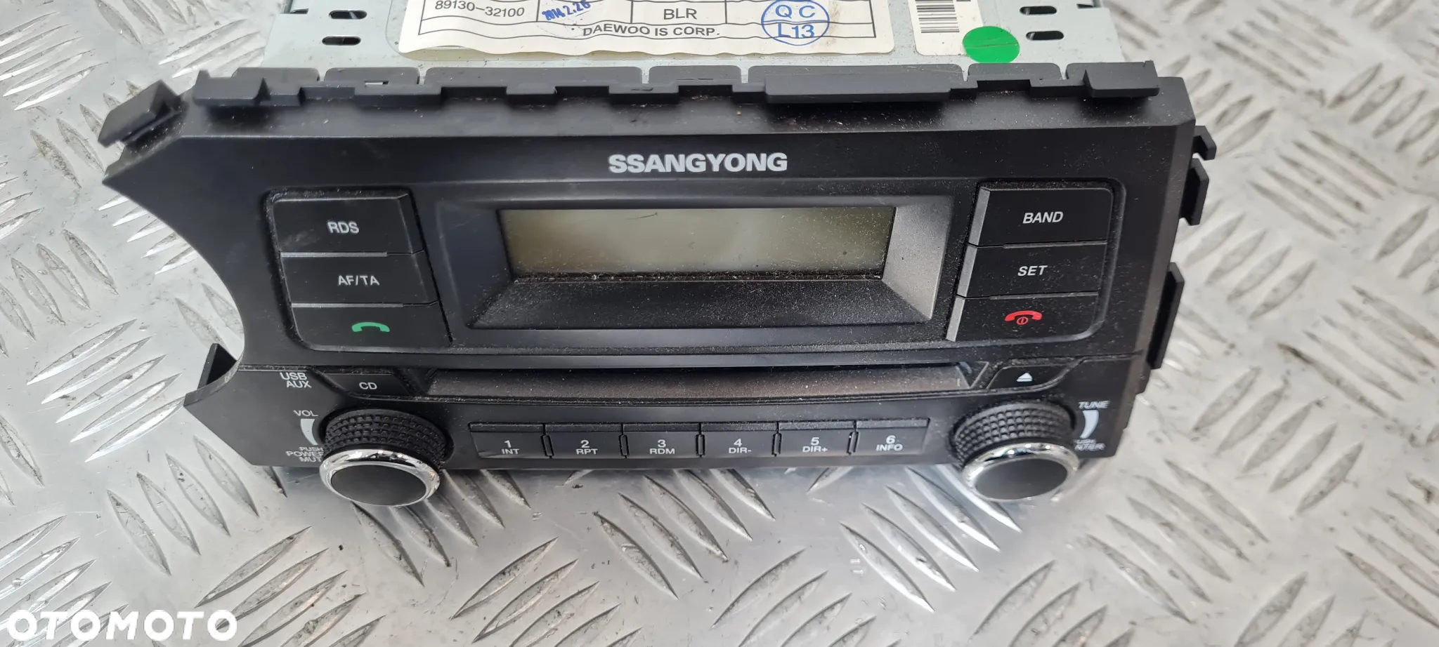 Ssangyong Actyon Sports Radio CD DVD - 5