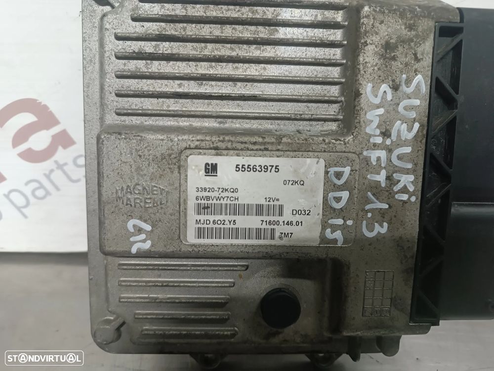 UNIDADE / CENTRALINA DO MOTOR SUZUKI SWIFT 1.3DDIS 55563975 MJD602Y5 - 3