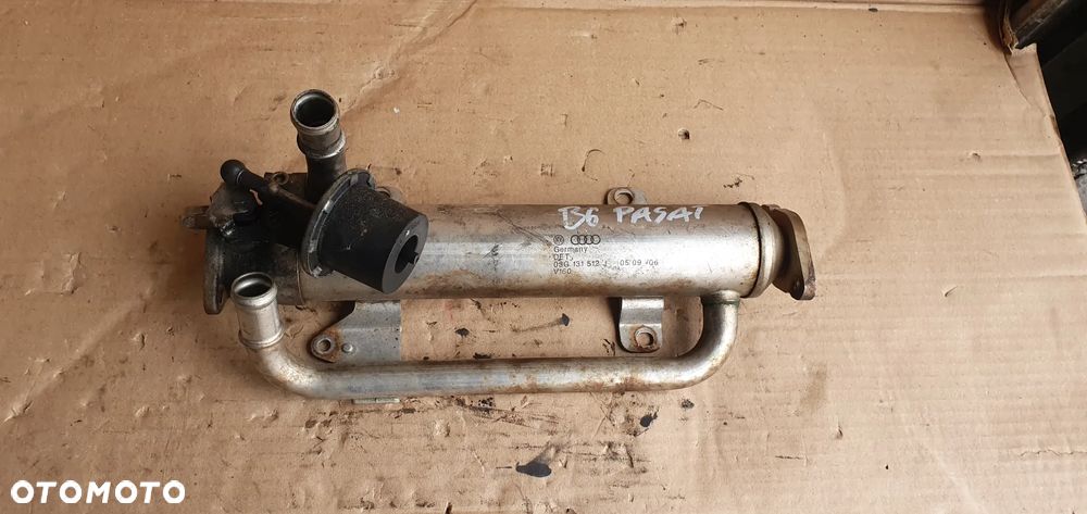 Chłodniczka spalin zawór EGR VW Passat B6 2.0 TDI 03G131512J - 1