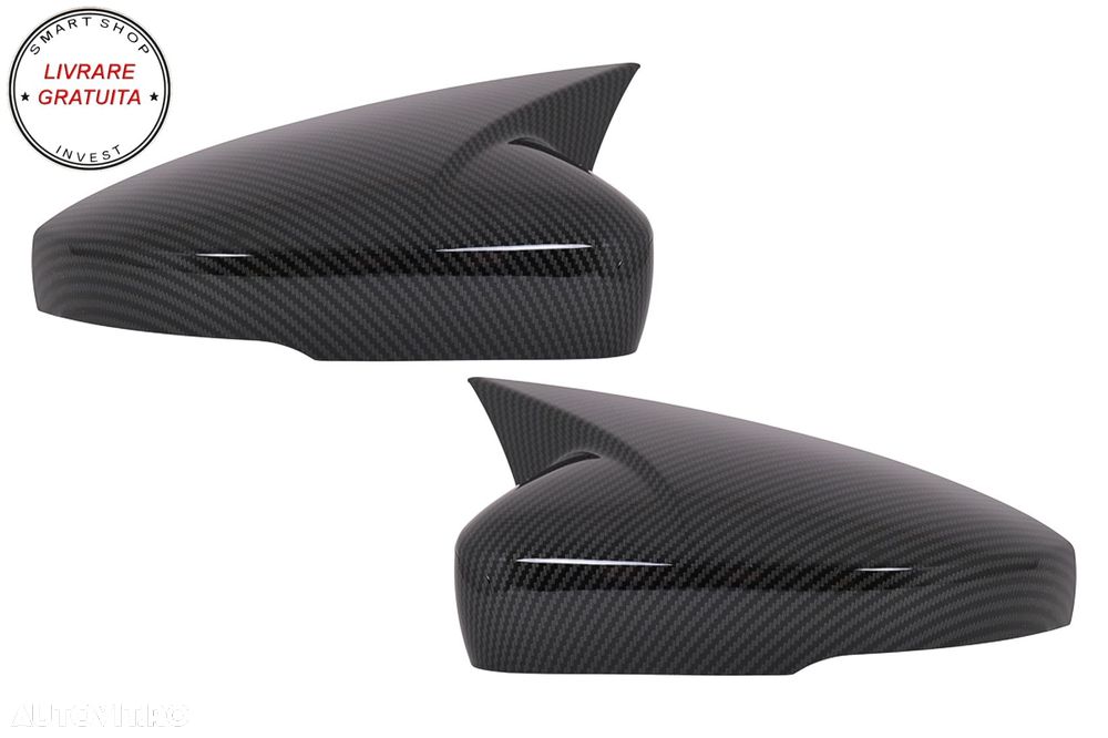 Capace Oglinzi VW Polo 6R 6C MK5 (2009-2017) Up! Hatchback (09.2016-2019) Carbon L- livrare gratuita - 1