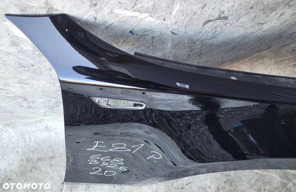 BŁOTNIK PRAWY PRZÓD PRZEDNI BMW E81 E82 E87 E88 668 SCHWARZ II B426 - 4