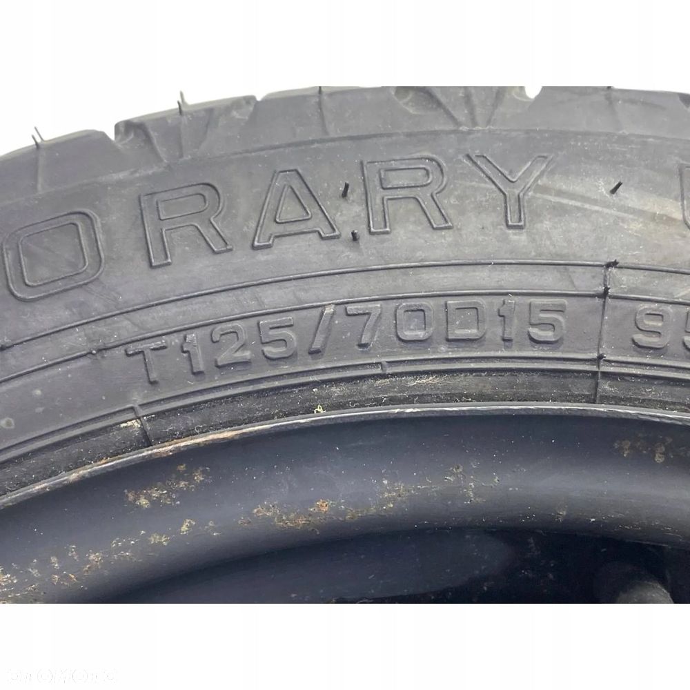 KOŁO DOJAZDOWE NISSAN TIIDA NV200 ALMERA N16 125/70R15 4X114,3 4J - 10