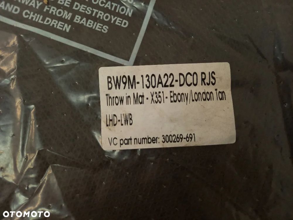 Jaguar XJ X351 351 AW93 BW9M LWB Long dywanik wykladziny dywaniki NOWE OEM - 5