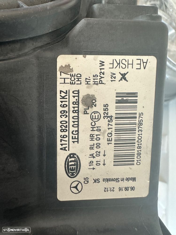 Farol drt Mercedes classe a 176 - 3